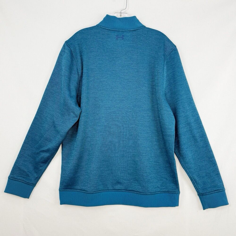 Under Armour Coldgear Quarter Zip Jumper Sweater College Steet Wear Men's Size L - Picture 3 of 14